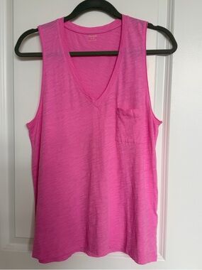 Madewell V-Neck Pocket Tank, Medium